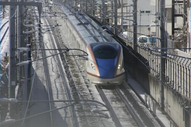 5月5日の地震の際、早期復旧した北陸新幹線