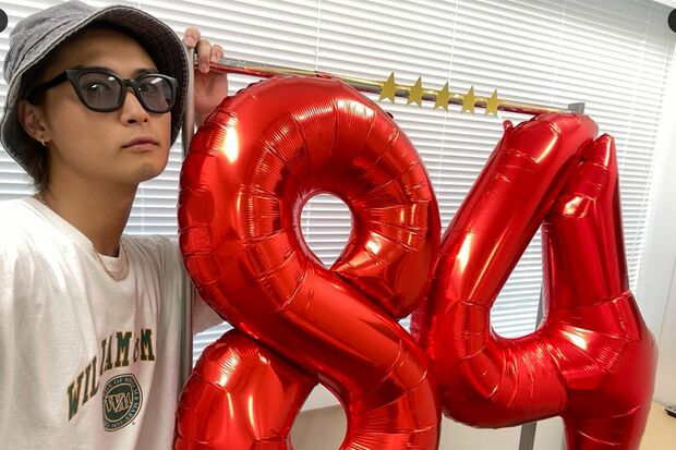 8月はまだふっくらしているように見えるが…（A.B.C-Z公式Xより）