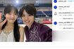宇野昌磨が交際中の本田真凜とのツーショットを加工して投稿(宇野のインスタグラムより)