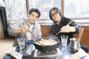 BE:FIRST・LEO、作家・燃え殻(撮影/矢島泰輔)