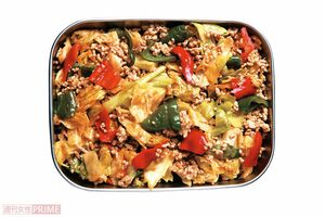 野菜そぼろ炒め/全量分糖質量15.1g（撮影／千葉充）