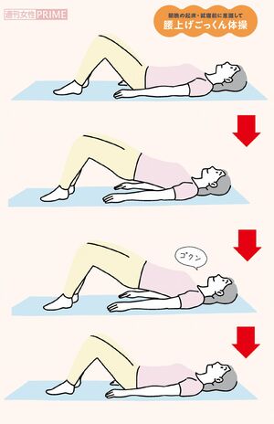 腰上げごっくん体操 イラスト/赤松かおり