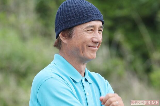 草刈正雄　映画『体操しようよ』の撮影にて('18年)　撮影／齋藤周造