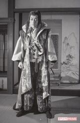 主演映画『魔界転生』のクランクインで天草四郎の扮装を披露（'81年撮影）　写真／週刊女性写真班