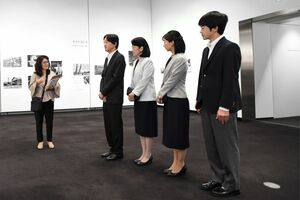 7月11日、「被爆80年企画展 ヒロシマ1945」の視察は、令和以降初めてご一家4人で公務に臨まれた