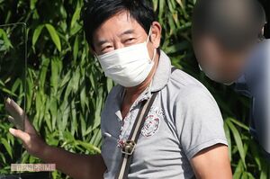 直撃を受ける石田純一（2021年）