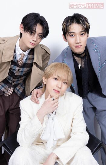 鈴陽向（左）と池田優斗（下）と鈴川直弥（右）　撮影／吉岡竜紀