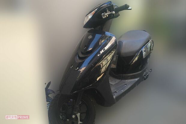 吉野千鶴容疑者が使用していたと思われる原付バイク