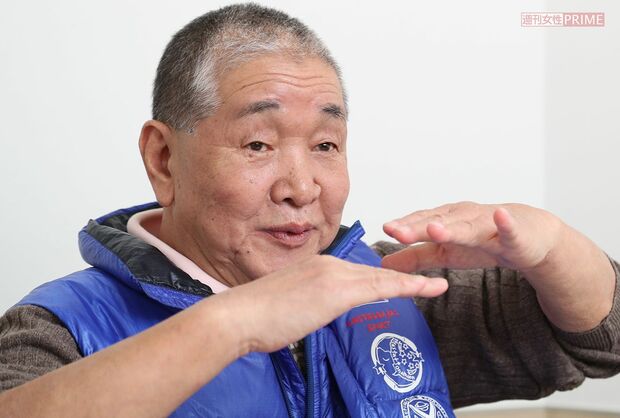 権太楼は身振り手振りをたくさん交えてインタビューに答えてくれた