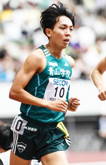 鶴川正也選手(22)青山学院大・総合文化政策学部4年。出雲1区、全日本2区で区間賞と今季絶好調(写真/アフロ)