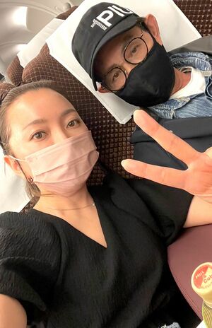 仕事の合間をみて、ふたりでもお出かけしました！　撮影／加藤綾菜