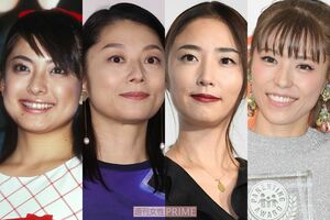 （左から）乙葉、小池栄子、MEGUMI、若槻千夏