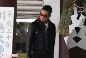 キマっている松岡昌宏(2018年元旦初詣)