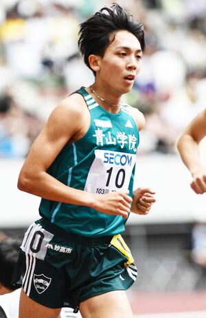 鶴川正也選手(22)青山学院大・総合文化政策学部4年。出雲1区、全日本2区で区間賞と今季絶好調(写真/アフロ)