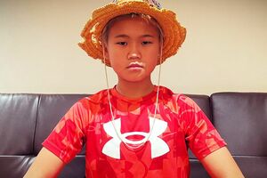 釣り動画でアンチを煽るゆたぼん（YouTubeより）