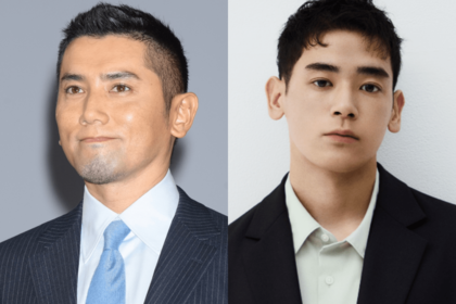 本木雅弘と長男UTA（事務所公式サイトより）