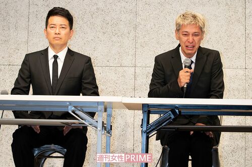 7月20日、涙の会見を開いた宮迫博之と田村亮