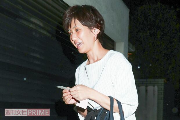 2018年10月10日の放送後、直撃に答えてくれた徳永。スッピンでも美人