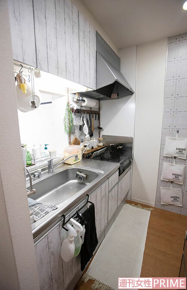 DIYしたキッチンでの料理動画も撮影　撮影／齋藤周造