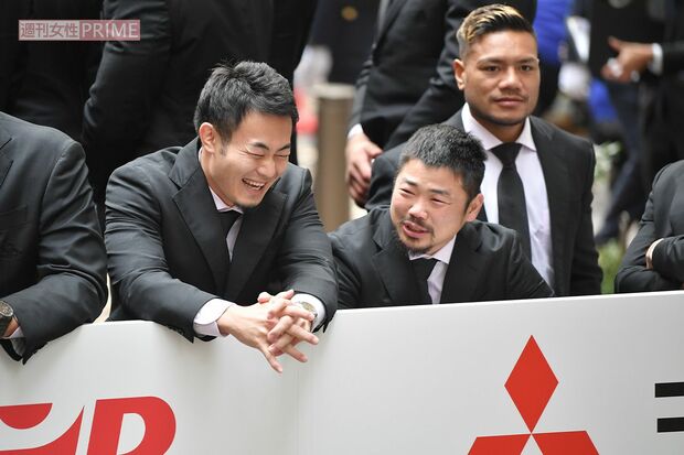 2019年12月、東京・丸の内で行われたラグビー日本代表パレード