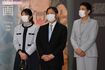 特別展「国宝東京国立博物館のすべて」を約1時間半にわたり鑑賞された天皇ご一家（11月24日）