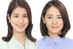 フジテレビの永島優美アナウンサー（左）と椿原慶子アナウンサー（右）※フジテレビ公式サイトより