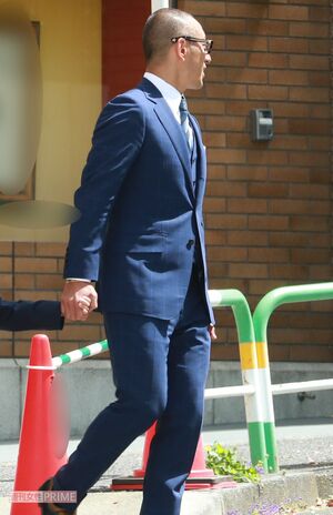 '19年4月、都内の有名私立小学校の入学式にやってきた市川海老蔵と勸玄くん