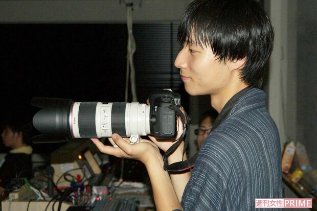 2013年、所属していたミュージカルサークルの公演の写真撮影を担当する