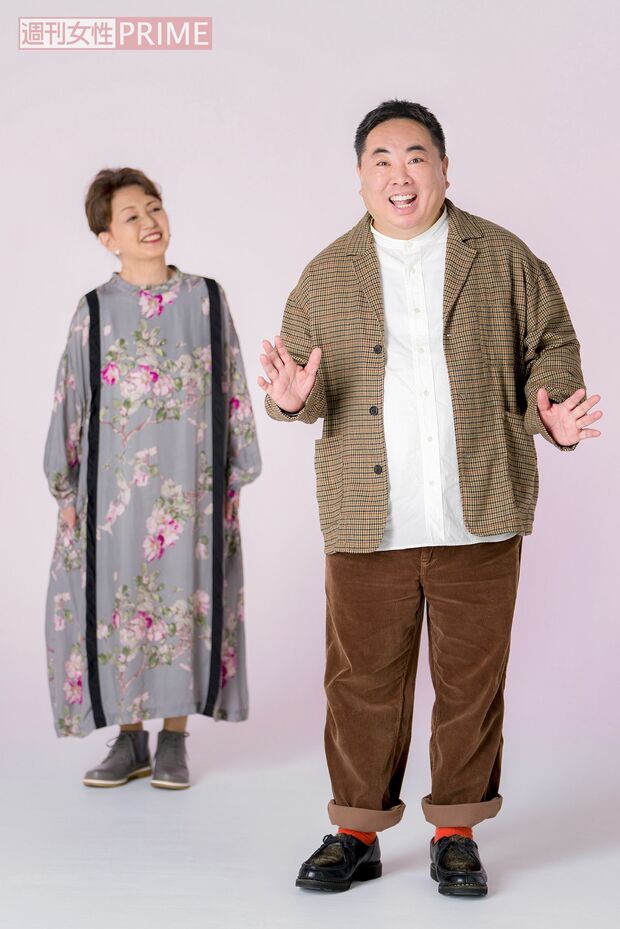 加賀まりこ・塚地武雅　撮影／伊藤和幸