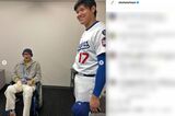 長嶋茂雄さんとのツーショットを投稿した大谷翔平、2025年3月「MLB東京シリーズ」にて（本人のインスタグラムより）
