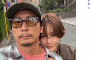 元EXILEの黒木啓司と宮崎麗果氏(宮崎氏のインスタグラムより)