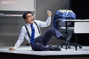 公開舞台稽古での草なぎ剛（撮影／廣瀬靖士）