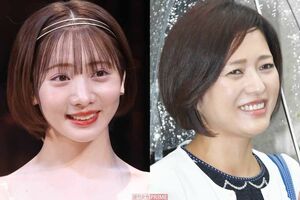 左から能條愛未と義母の三田寛子