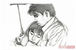 ドラマ『東京ラブストーリー』のワンシーン　イラスト／さきもとしほ