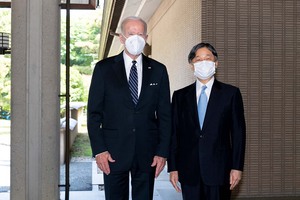 5月23日午前、米バイデン大統領は天皇陛下と面会した