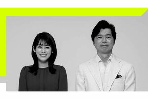 NHKサンデースポーツに出演している中川安奈アナ（左）（NHK公式HPより）