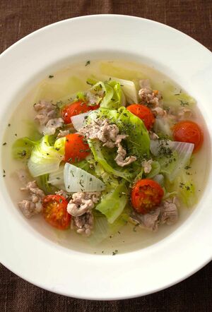豚肉とキャベツのスープ(小林まさるさん)
