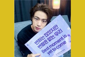 最年長メンバーJIN（JINのインスタグラムより）