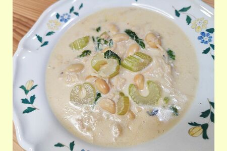 【免疫力UP】ツナとセロリの濃厚豆乳スープ
