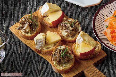 2種のタルティーヌ　撮影／廣瀬靖士