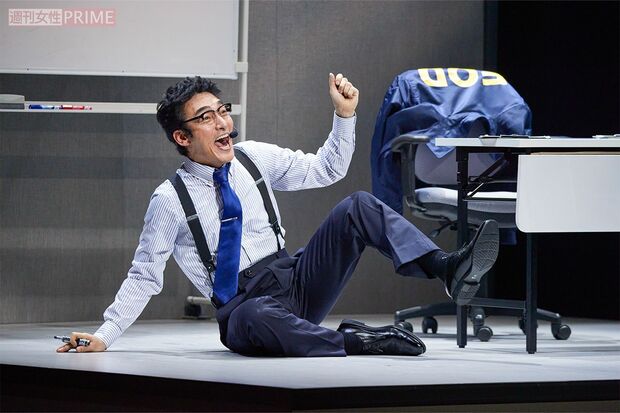 公開舞台稽古での草なぎ剛（撮影／廣瀬靖士）