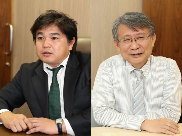 【左】有樹さん「多忙にもかかわらず家族のイベントには必ずいる父親だった」。【右】川村さん「会長は切り替えの早い人」　撮影／吉岡竜紀