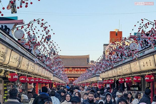 インバウンドで賑わう浅草・浅草寺　撮影／編集部