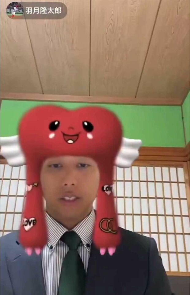元広島カープ・羽月隆太郎の謝罪生配信。視聴者に“ギフト”で遊ばれまくり放送事故状態に（本人のTikTokより）