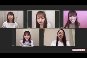 「SOPHISTANCE」のアンバサダーに就任したももいろクローバーZの百田夏菜子、玉井詩織、佐々木彩夏、高城れにと女優・早見あかりによるリモート・トークライブ（YouTubeより）