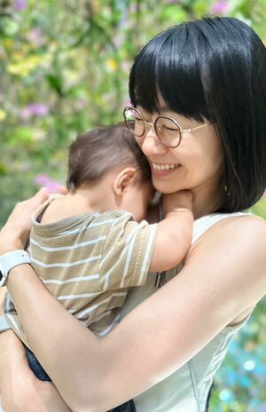 昨年3月、第1子となる男児を出産。早産でしたが病院に着いて45分で生まれたスーパー安産でした