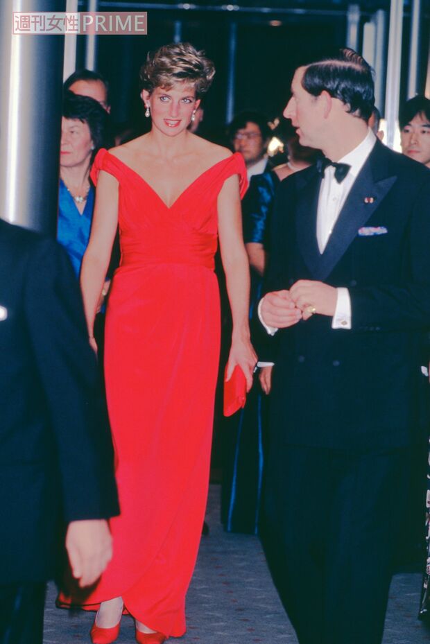 東急文化村でオペラ鑑賞をされたチャールズ英皇太子とダイアナ妃（1990年11月14日）