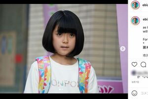 海老蔵がインスタで、日テレ系ドラマ『二月の勝者』に麗禾が出演することを報告（公式インスタグラムより）