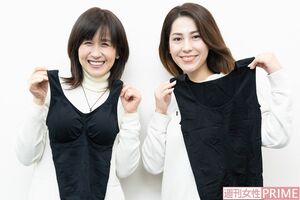 （左から）木下千春さん、CAORIさん　撮影／山田智絵