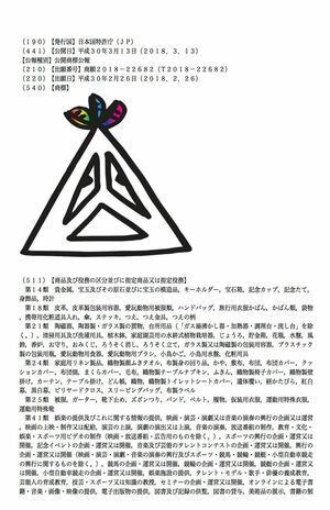 堂本のソロ活動に関する商標登録の進行状況はネットで公開されている（特許情報プラットフォームより）